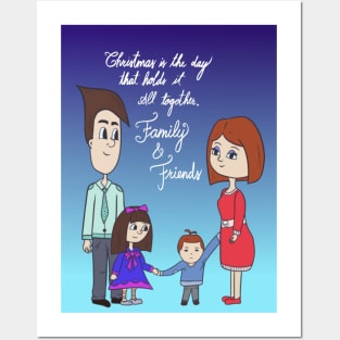 For family and friends at Christmas Posters and Art